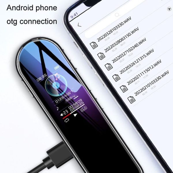 Q53 Ultra Long Standby Timer Voice Recorder HD Noise Canceling Recording Device, Size: No Memory (Black) - Image 4