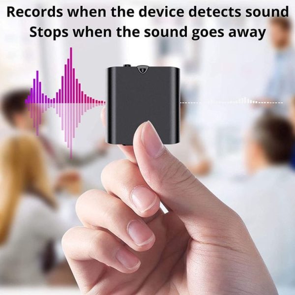 Q63 HD Noise Canceling Magnetic Voice Recorder Portable Intelligent Voice Activated Recording Pen, Capacity: 4GB (Black) - Image 6