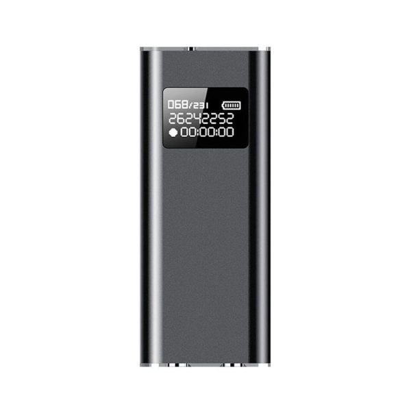 Q25 Intelligent Voice Recorder With Screen HD Noise Canceling Back Clip Voice Reporter, Size: 4GB (Black)