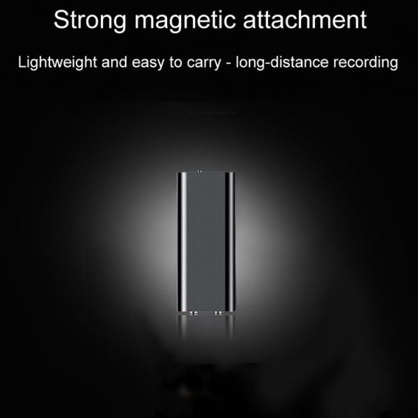 Q25 Intelligent Voice Recorder With Screen HD Noise Canceling Back Clip Voice Reporter, Size: 4GB (Black) - Image 11