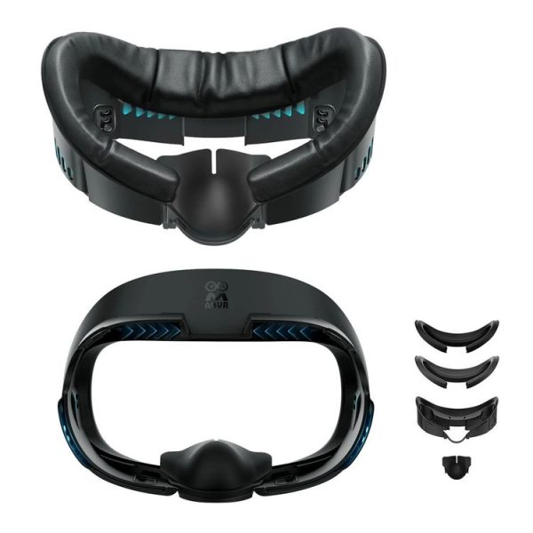 AMVR Q3FC1 For Meta Quest3 Mask Ice Silk Breathable Leather Material (Mask+1 Ice Silk)