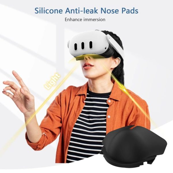 AMVR Q3FC1 For Meta Quest3 Mask Ice Silk Breathable Leather Material (Mask+1 Ice Silk) - Image 13