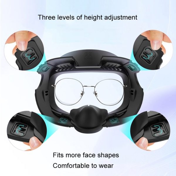 AMVR Q3FC1 For Meta Quest3 Mask Ice Silk Breathable Leather Material (Mask+1 Ice Silk) - Image 4