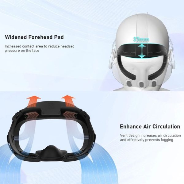 AMVR Q3FC1 For Meta Quest3 Mask Ice Silk Breathable Leather Material (Mask+1 Ice Silk) - Image 8