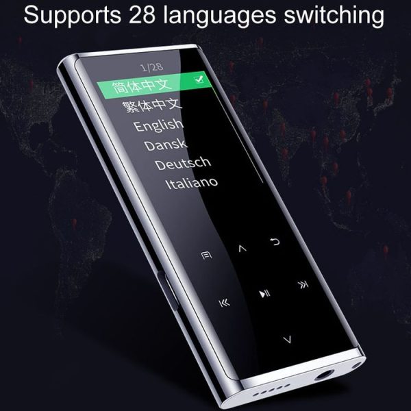 M27 1.8 Inch Bluetooth MP3 / MP4 Music Player E-Book Recorder, Size: 4GB (Black) - Image 10