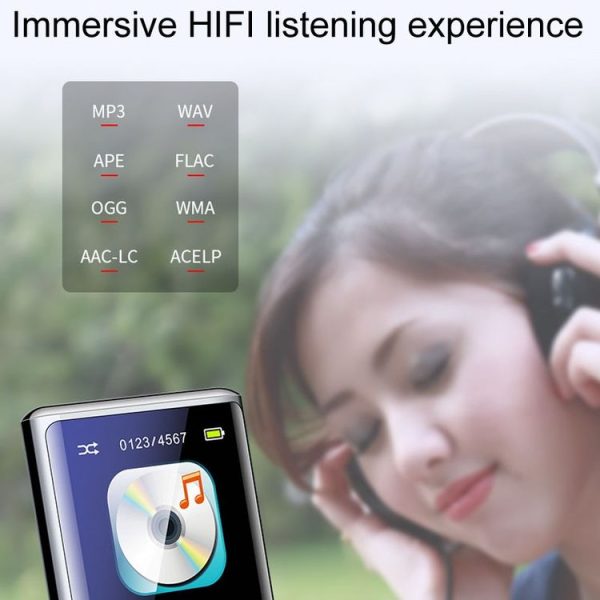 M27 1.8 Inch Bluetooth MP3 / MP4 Music Player E-Book Recorder, Size: 4GB (Black) - Image 13
