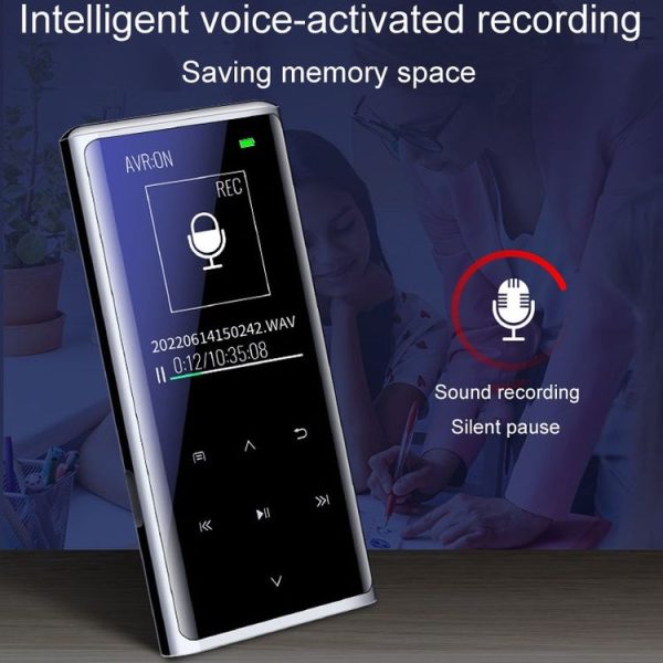 M27 1.8 Inch Bluetooth MP3 / MP4 Music Player E-Book Recorder, Size: 4GB (Black) - Image 8