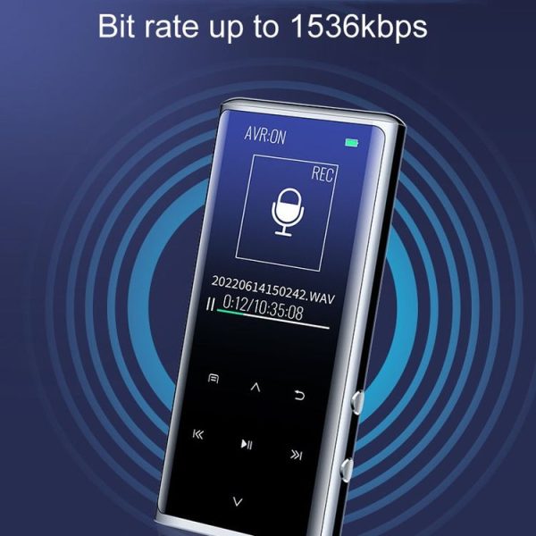 M27 1.8 Inch Bluetooth MP3 / MP4 Music Player E-Book Recorder, Size: 4GB (Black) - Image 9