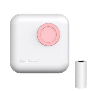 M2 Small Portable Wireless Thermal Photo Printer Student Error Question Label Printer (Pink)