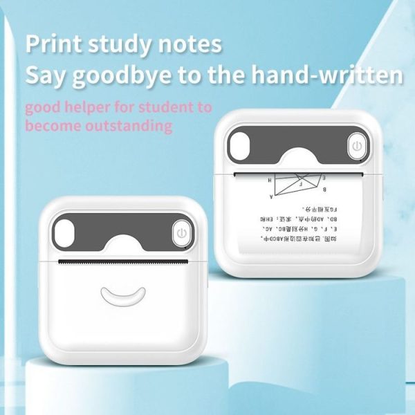 A32 Small Portable Self-adhesive Error Question Photo Label Bluetooth Pocket Thermal Printer (English Version) - Image 4