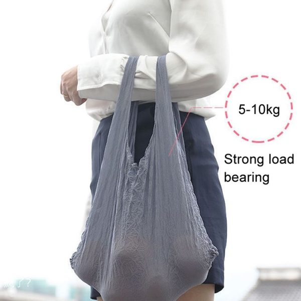 Magic Telescopic Pleated Bag Large Capacity Multi-Purpose Bubble Bag (Light Brown) - Image 5