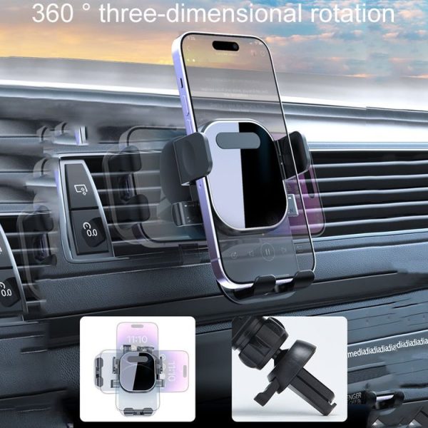 Automotive Navigation Bracket Car Air Vent Phone Fixed Support Clip, Style: Mirror Model - Image 7