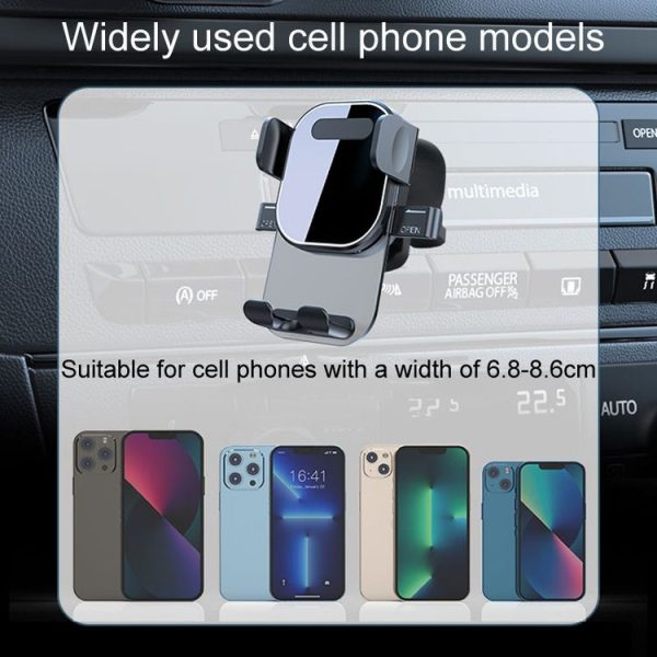 Automotive Navigation Bracket Car Air Vent Phone Fixed Support Clip, Style: Mirror Model - Image 8