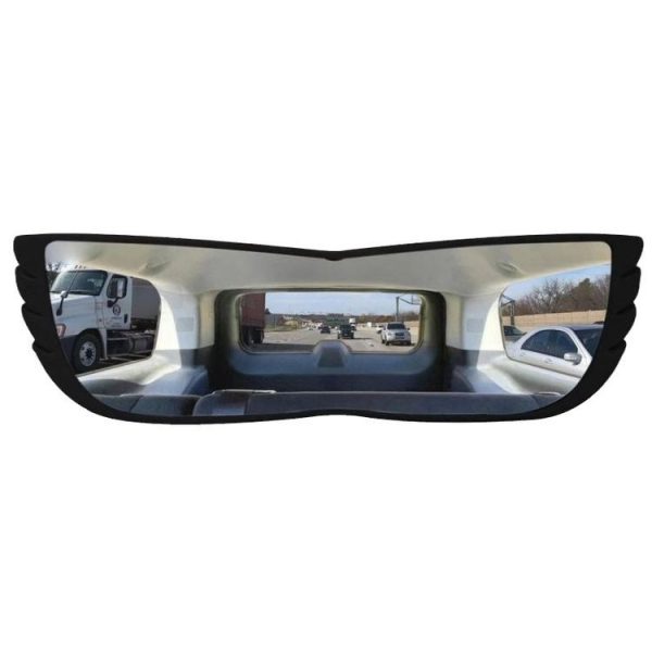Wide-Angle Rearview Mirror Reduce Blind Spots Fits Most Cars SUVs - Image 2