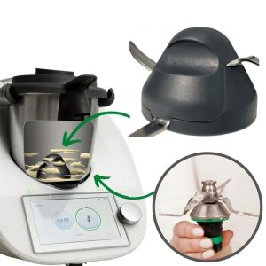 Thermomix TM6 TM5 Dough Avoider Knife Dirt Protection (Dark Gray)