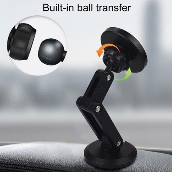 Automotive Magnetic Cell Phone Holder Car Dashboard Navigation Fixed Support Clip (Black) - Image 6