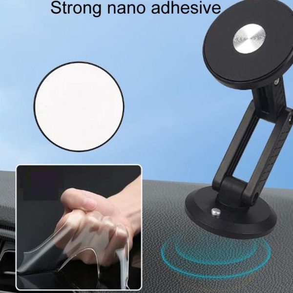 Automotive Magnetic Cell Phone Holder Car Dashboard Navigation Fixed Support Clip (Black) - Image 7