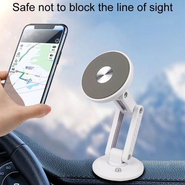 Automotive Magnetic Cell Phone Holder Car Dashboard Navigation Fixed Support Clip (Black) - Image 9