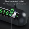 Automobile Temporary Parking License Plate Move Car Phone Number Cards (Black) - Image 10