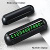 Automobile Temporary Parking License Plate Move Car Phone Number Cards (Black) - Image 5