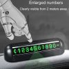 Automobile Temporary Parking License Plate Move Car Phone Number Cards (Black) - Image 7