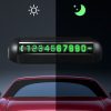 Automobile Temporary Parking License Plate Move Car Phone Number Cards (Black) - Image 9