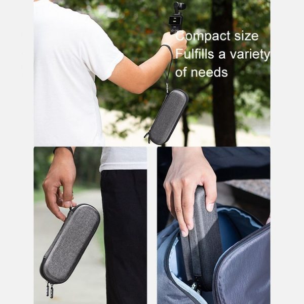 DJI Osmo Pocket 3 XFJI Storage Box Waterproof Drop-proof Mini Body Handbag Accessories (Dark Gray) - Image 12