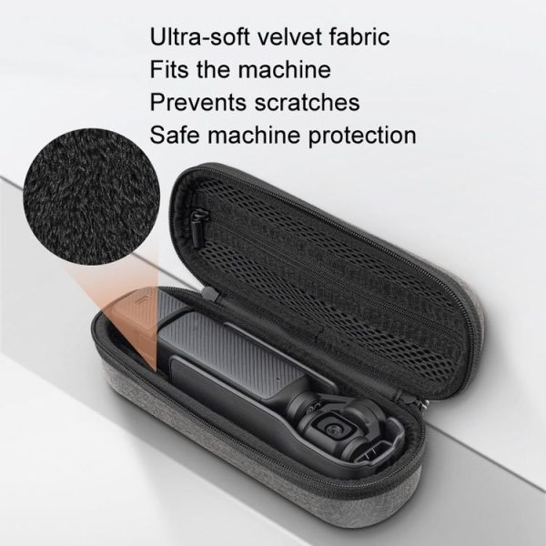 DJI Osmo Pocket 3 XFJI Storage Box Waterproof Drop-proof Mini Body Handbag Accessories (Dark Gray) - Image 6