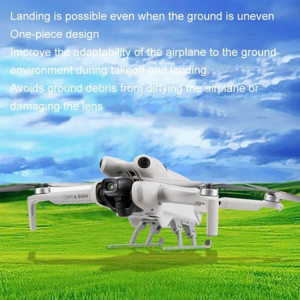 DJI Mini 4 Pro Landing Gear Base Gimbal Protector Folding Booster Kickstand - Image 7