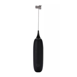 Cordless Handheld Milk And Coffee Frother Household Small Baking Mixing Tool (Black)