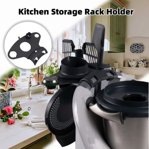 Thermomix TM5 TM6 Storage Rack Holder Food Processor Accessories (Black) - Image 2