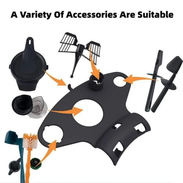 Thermomix TM5 TM6 Storage Rack Holder Food Processor Accessories (Black) - Image 3