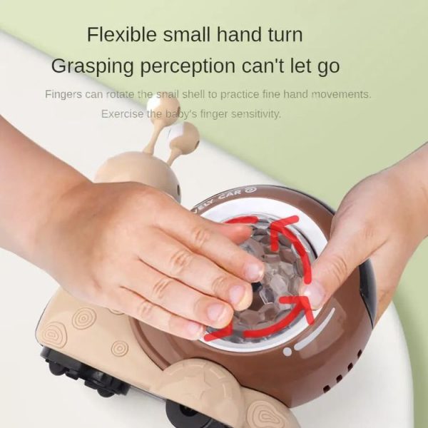 Children Electrical Crawling Snail Toys Sound And Light Projection Snail Fun Toys (Green) - Image 6