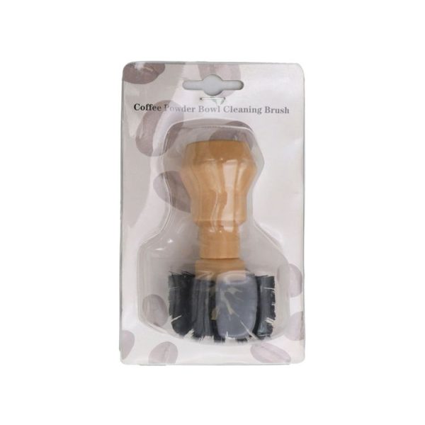 Small Coffee Powder Cleaning Brush Coffee Machine Brewing Heading Sweeping Brooch (Black) - Image 9