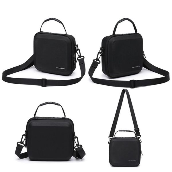DJI OSMO Pocket 3 Storage Bag Hard Shell Shoulder Handheld Organizer Case Accessories (Black) - Image 3