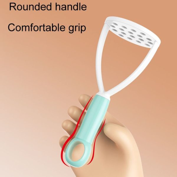 3pcs Kitchen Manual Potato Masher Baby Supplement Food Mashing Tool (Purple) - Image 5