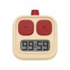 H-C-06 Robot Kitchen Timer Children Time Management Running Exercise Timer (Yellow)