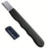 Outdoor Portable Garden Scissors Sharpener Knife Scissors Dual Purpose Sharpening Stone (Black)