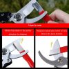 Outdoor Portable Garden Scissors Sharpener Knife Scissors Dual Purpose Sharpening Stone (Black) - Image 6