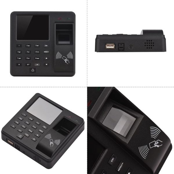 M10 Smart ID Card Recognition Fingerprint Access Control All-in-one Attendance Machine (English Version) - Image 5