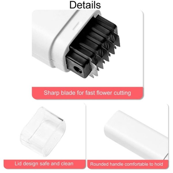 Squid Cutting Wheat Knife Tool Stretchable And Adjustable Kitchen Blade Puller (White) - Image 4