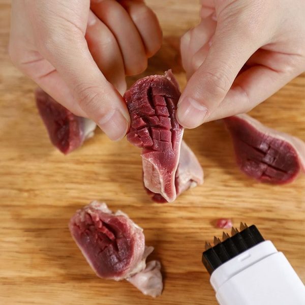 Squid Cutting Wheat Knife Tool Stretchable And Adjustable Kitchen Blade Puller (White) - Image 6