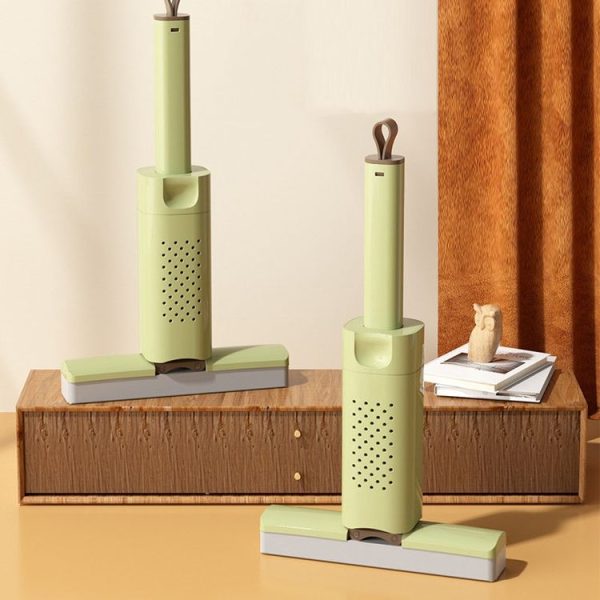 Desktop Mini Sponge Mop Office Kitchen Cleaning Convenient Handheld Brush Mop (Green) - Image 2