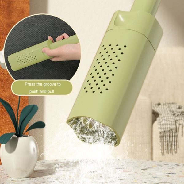 Desktop Mini Sponge Mop Office Kitchen Cleaning Convenient Handheld Brush Mop (Green) - Image 6