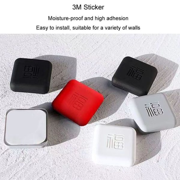 5pcs Doorknob Silent Anti-Collision Pad Living Room Bedroom Door Closing Cushion Silicone Protective Pad (Black) - Image 4