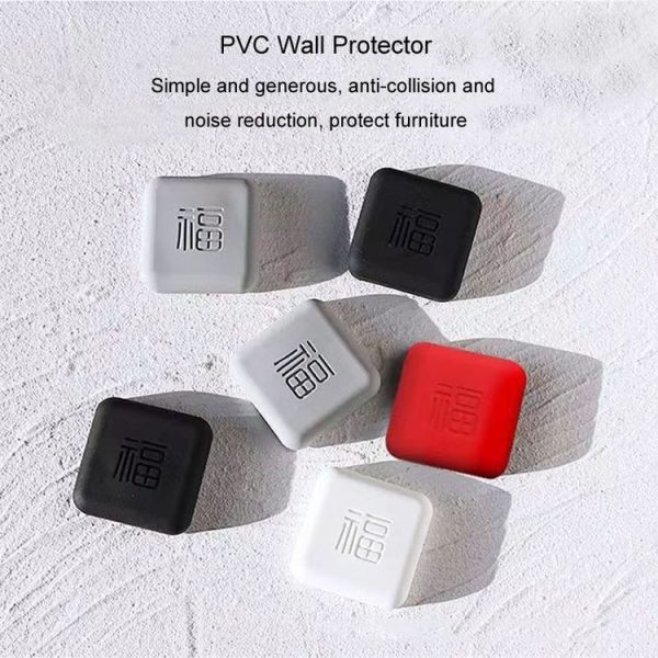 5pcs Doorknob Silent Anti-Collision Pad Living Room Bedroom Door Closing Cushion Silicone Protective Pad (Black) - Image 5