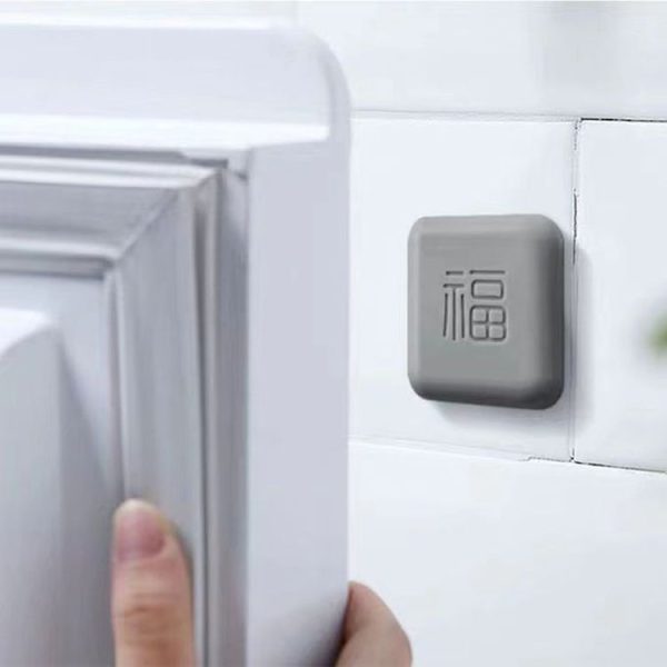 5pcs Doorknob Silent Anti-Collision Pad Living Room Bedroom Door Closing Cushion Silicone Protective Pad (Black) - Image 6