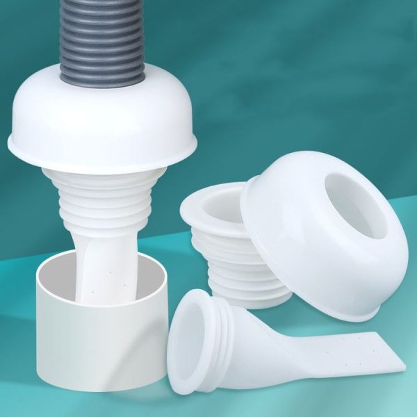 Bathroom Sewer Pipe Odor Proof Seal Plug Kitchen Drain Blocking Plug (White) - Image 2