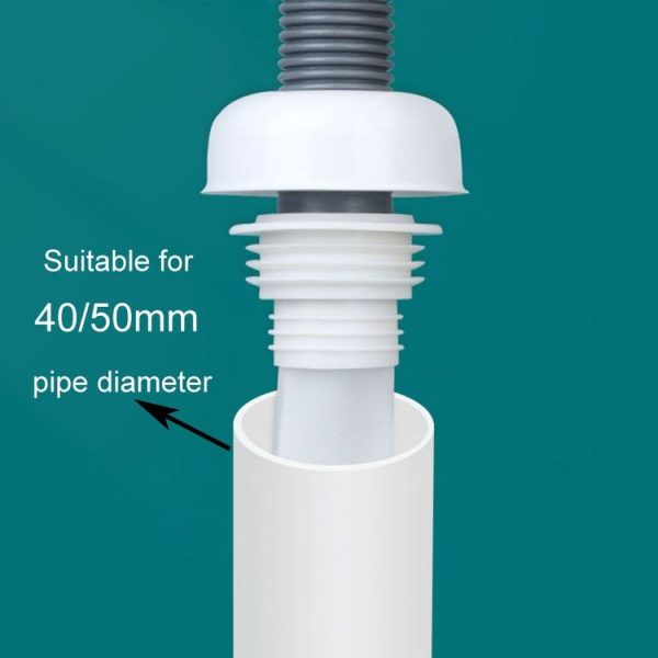 Bathroom Sewer Pipe Odor Proof Seal Plug Kitchen Drain Blocking Plug (White) - Image 3