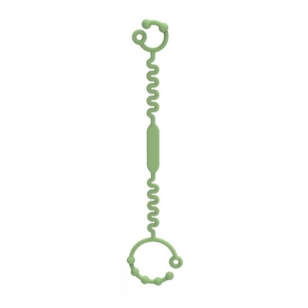 Multifunctional Silicone Bottle Loss Prevention Chain Mug Nipple Clip Fixing Cord (Light Green)